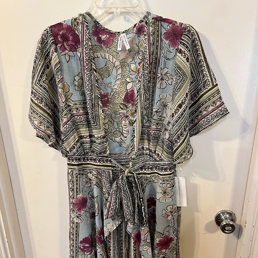 Super airy long blouse